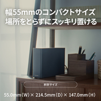パナソニック UN-ST20A-H 2TB HDD内蔵ネットワークレコーダー miyotto