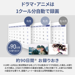 パナソニック 2TB HDD内蔵ネットワークレコーダー miyotto グレー UN-ST20A-H-イメージ16
