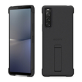 SONY Xperia 10 V(SO-52D/SOG11/XQ-DC44)用ケース Style Cover with Stand ブラック XQZ-CBDC/BJPCX