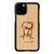 Man & Wood iPhone 11 Pro用天然木ケース カティア I16827I58R-イメージ1
