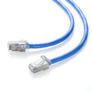 サンワサプライ カテゴリ6A STP LANケーブル(超ショートブーツ) 0．25m ブルー KB-T6ASB-0025BL-イメージ6