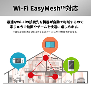 バッファロー 無線LAN親機11ax/ac/n/a/g/b 4803+573Mbps ブラック WSR-5400AX6P-BK-イメージ3