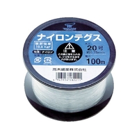 高木綱業 ナイロンテグス 20号 黒コイル 透明1000.75ボビン巻20号 FC628FW-4861531