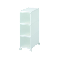 吉川国工業所 スリムストレージ ミディストッカー ホワイト FC858SK