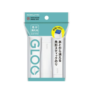 コクヨ グルー スティックのり(色が消える) Sサイズ 3本 FCC1284-ﾀ-G311N-3P-イメージ1