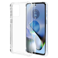 ラスタバナナ moto g64y 5G用耐衝撃吸収型 ハイブリッドケース TPU×PC クリア 8344MOG64HPSCL