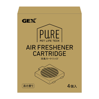 GEX PURE 消臭カートリッジ(4個入) PUREｼﾖｳｼﾕｳｶ-ﾄﾘﾂｼﾞ4ｺｲﾘ