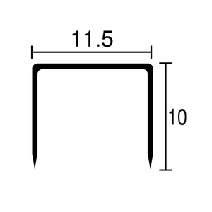 コクヨ ステープル 3号U (10mm足) 2400本 F802609-SL-31N-イメージ2