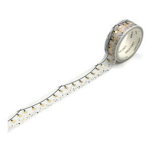 ワールドクラフト キラキラマスキングテープ String lights 15mm×5m FCU6136-KRMT15-049-イメージ1
