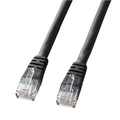 サンワサプライ エンハンスドカテゴリ5単線LANケーブル（2m） ブラック KB-T5T-02BKN