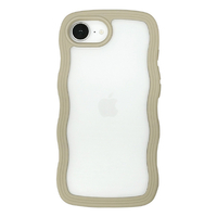 ユニケース iPhone 16e用Wavy Case greige UNI-CSIP25S-5WCGG