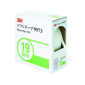 3M ソフトテープ 9973 19mm径×5m 7巻入 9973 FC413WK-2931036-イメージ1