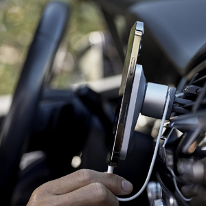BELKIN iPhone 12用Car Vent Mount PRO with MagSafe シルバー WIC002BTGR-イメージ17