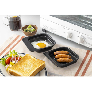 高木金属 デュアルプラス オーブントースター2段焼きプレート ブラック FWWPSｵ-ﾌﾞﾝﾄ-ｽﾀ-2ﾀﾞﾝﾌﾟﾚ-ﾄ-イメージ4