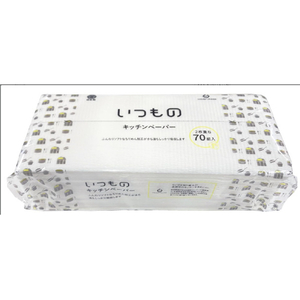 服部製紙 キッチンペーパー 70組入 シロ ｷﾂﾁﾝﾍﾟ-ﾊﾟ-70W-イメージ1