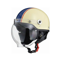 リード工業 CROSS バブルシールド付ハーフヘルメットIVNV CR760IVNV FC457MT-CR760IVNV