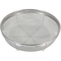 リバティーコーポレーション ステンレス製 浅型キッチンザル 25cm FCE365W-LD-404