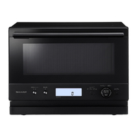 SHARP オーブンレンジ 18L ワイドフラットタイプ PLAINLY ブラック RE-WF187-B