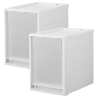 天馬 フィッツケースマルチ 40-30L 2個組 ホワイトクリア ﾌｲﾂﾂｹ-ｽﾏﾙﾁ40-30LWHCL2ｸﾞﾐ