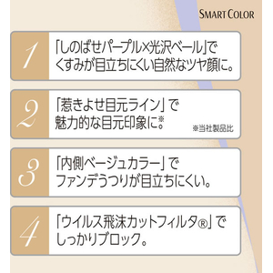 ユニ・チャーム SMART COLOR 透明感あふれるツヤのせBeige ふつう 6枚 FCK566C-イメージ2