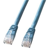 サンワサプライ エンハンスドカテゴリ5単線LANケーブル(2m) ブルー KB-T5T-02BLN