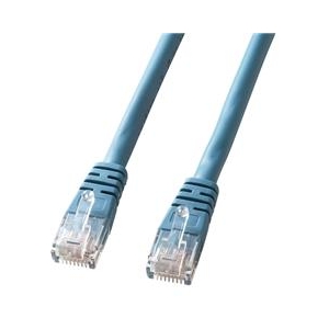 サンワサプライ エンハンスドカテゴリ5単線LANケーブル(2m) ブルー KB-T5T-02BLN-イメージ1