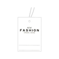 タカ印 提札 四角型 高級 FASHION 500枚 FCE082Z-18-3675