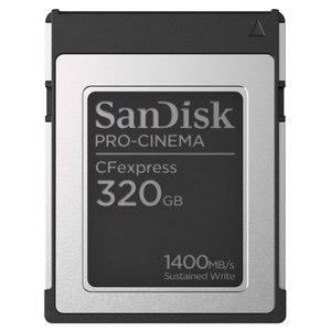 サンディスク PRO CINEMA CFexpress Type B カード 320GB SDCFEC-320G-JN4NN-イメージ1