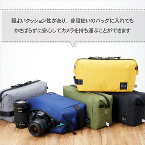 ハクバ インナーポーチ L カメラバッグ Chululu(チュルル) レニュー ブラック SCH-REIPLBK-イメージ4