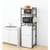 YAMAZEN 冷蔵庫上ラック オーク/サンドブラック RUR-18-OAKSBK-イメージ2