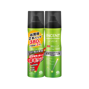 アース製薬 インセント 薬用育毛トニック 微香性 ペアパック 190ｇ×2本 FCK677C-イメージ1