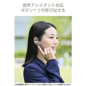 エレコム Bluetooth(R)ワイヤレスヘッドセット USB Type-C(TM)ポート搭載 ベージュ LBT-HSC21MPBE-イメージ7
