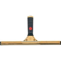 山崎産業 プロテック 窓用水切り グラススクイジー 300 真鍮・グリップ付 FC793HY-0002216