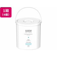 クレシア スコッティ ウェットティシュー 除菌アルコール 大容量 本体410枚×4 FCD884Y-77642