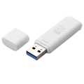 エレコム キャップ式USB3．1 Gen1メモリ(128GB) オリジナル ホワイト MF-TKU3128GWH