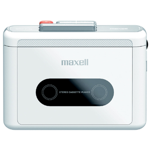 マクセル ポータブルカセットプレーヤー ホワイト MXCP-P100WH-イメージ1