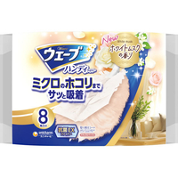 ユニ・チャーム ウェーブ ハンディワイパー 取替シート ベージュ ホワイトムスクの香り 8枚 FCK568C