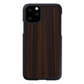Man & Wood iPhone 11 Pro用天然木ケース Ebony I16832I58R
