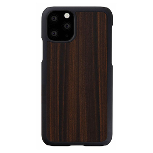 Man & Wood I16832I58R iPhone 11 Pro用天然木ケース Ebony