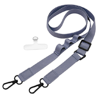 ラスタバナナ 平紐ショルダーストラップ ストラップホルダーシートセット ブルーラベンダー RSST06BLA