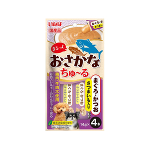 いなば まるっとおさかなちゅーる 鮪鰹芋 4本 FCJ232C-イメージ1