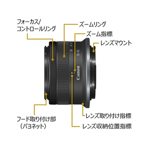 キヤノン 標準ズームレンズ RF-S18-45mm F4.5-6.3 IS STM RFS1845ISSTM-イメージ5