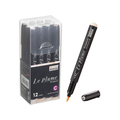 マービー ルプルーム 人物12色セット (黒軸) FC80559-3000B-12C