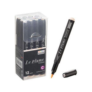 マービー ルプルーム 人物12色セット (黒軸) FC80559-3000B-12C-イメージ1