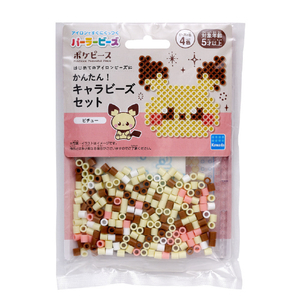 カワダ パーラービーズ かんたん!キャラビーズセット ポケピース/ピチュー PBカンタンキヤラビ-ズセツトPPピチユ- カワダ パーラービーズ かんたん!キャラビーズセット ポケピース/ピチュー PBカンタンキヤラビ-ズセツトPPピチユ-