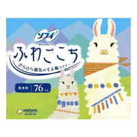 ユニ・チャーム F047786 ソフィ ふわごこち 無香料 76枚 |エディオン