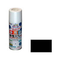 アサヒペン 水性多用途スプレー 300ml 黒 FC002NS