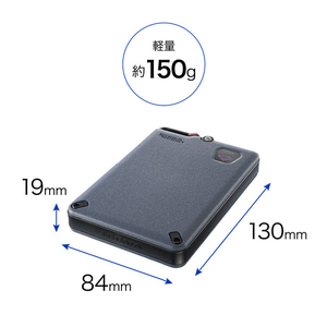 I・Oデータ USB 3．2 Gen1対応 セキュリティポータブルSSD 2TB SSPD-SUTC2B-イメージ2