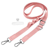 ラスタバナナ 平紐ショルダーストラップ ストラップホルダーシートセット ピンク RSST06PK