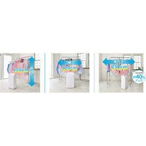 コロナ 衣類乾燥除湿機 WHシリーズ クリスタルホワイト CD-WH1223(W)-イメージ10